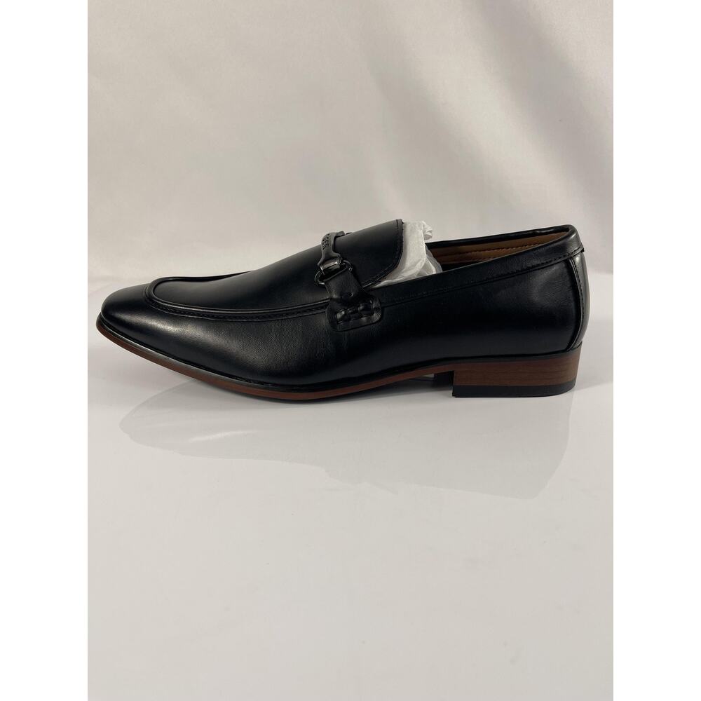 Tommy Hilfiger Black Leather Bit Loafers